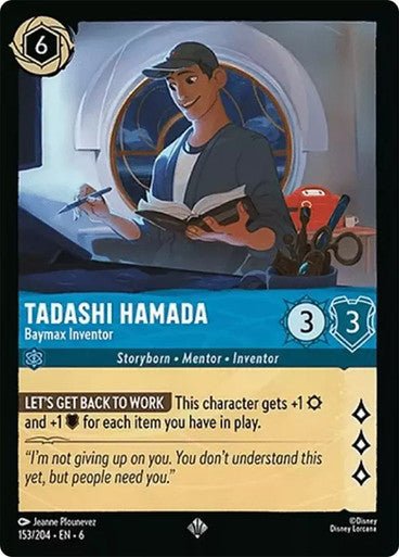 Tadashi Hamada - Baymax Inventor ( Non - foil ) - Con T de Tlacuache - Ravensburger