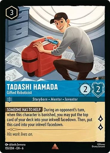 Tadashi Hamada - Gifted Roboticist ( Non - foil ) - Con T de Tlacuache - Ravensburger