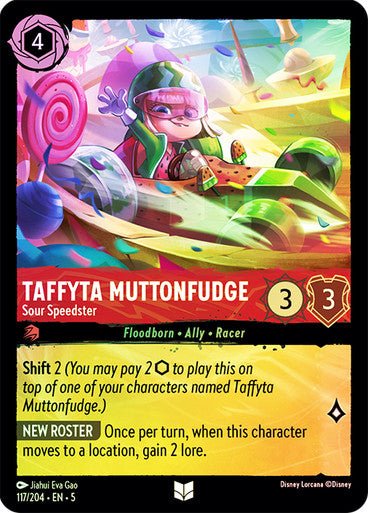Taffyta Muttonfudge - Sour Speedster (Cold Foil ) - Con T de Tlacuache - Ravensburger