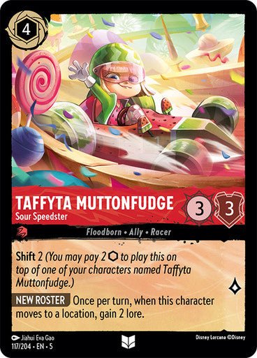 Taffyta Muttonfudge - Sour Speedster (Non - foil ) - Con T de Tlacuache - Ravensburger