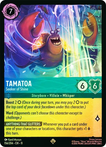 Tamatoa (Cold Foil) | Ravensburger - Con T de Tlacuache - Ravensburger