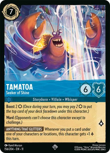 Tamatoa (Non - foil) | Ravensburger - Con T de Tlacuache - Ravensburger