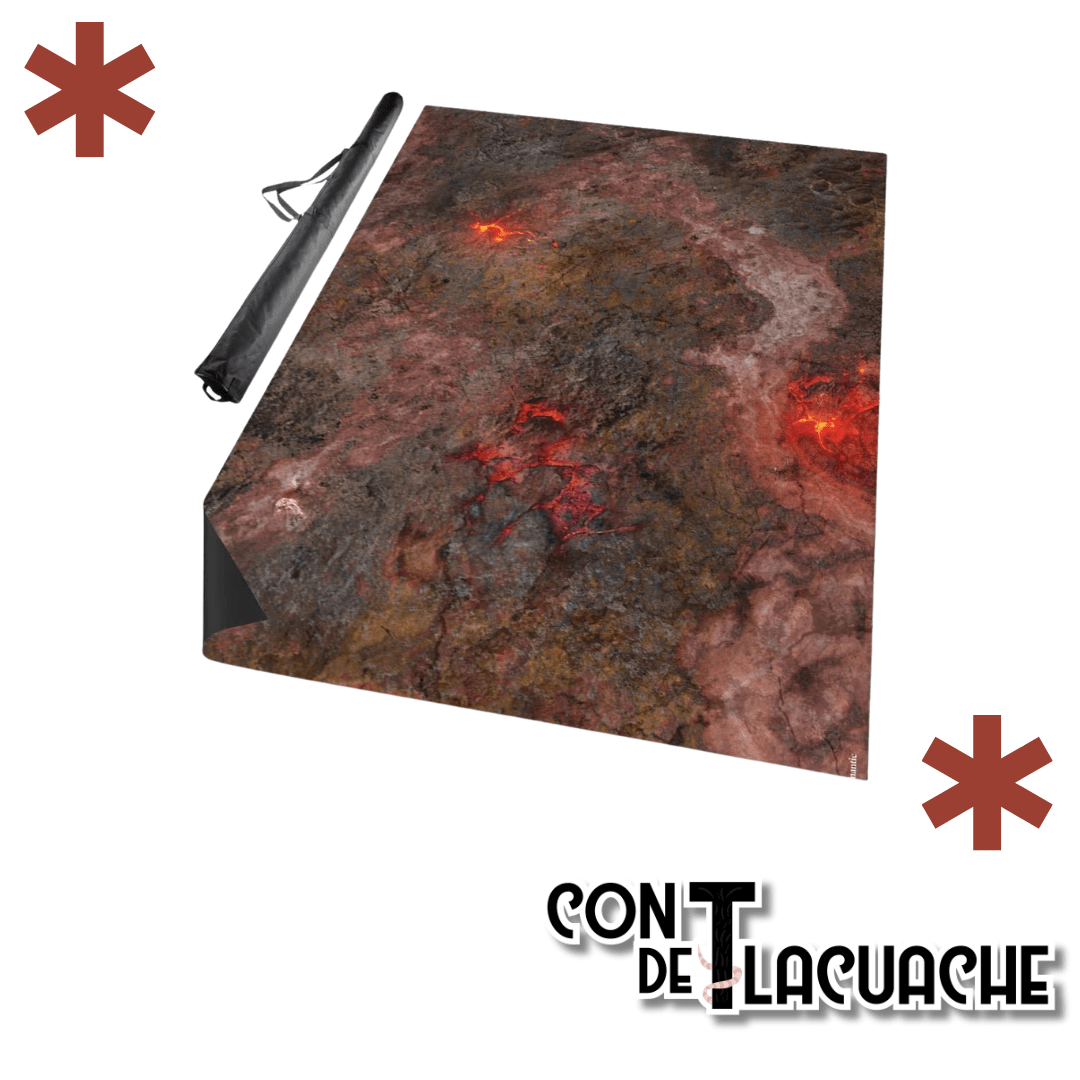 TC Battle Mat Hellscape 44"x60" - Con T de Tlacuache - Mantic Games