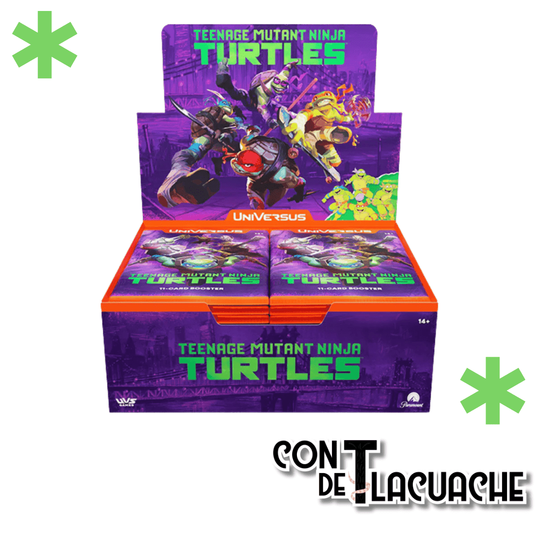 Teenage Mutant Ninja Turtles - Booster Display | Universus - Con T de Tlacuache - Con T de Tlacuache