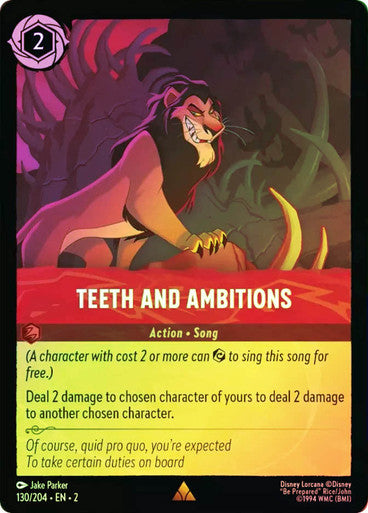 Teeth and Ambitions (Cold Foil)