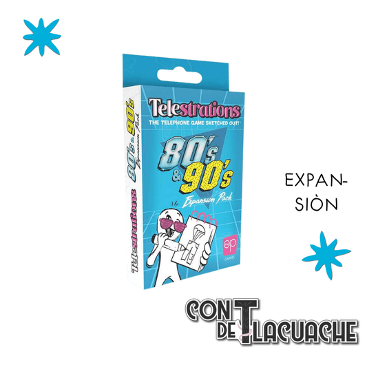 Telestrations: 80s & 90s Expansion | USAopoly - Con T de Tlacuache - USAopoly