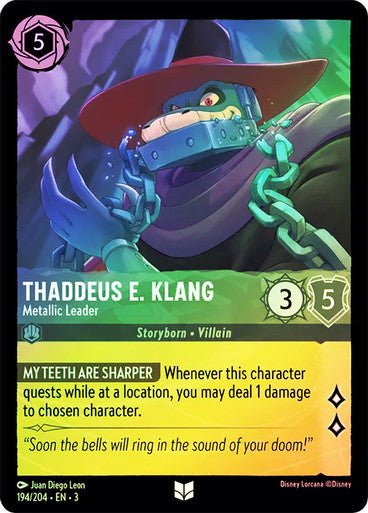 Thaddeus E. Klang - Metallic Leader (Cold Foil) - Con T de Tlacuache - Ravensburger