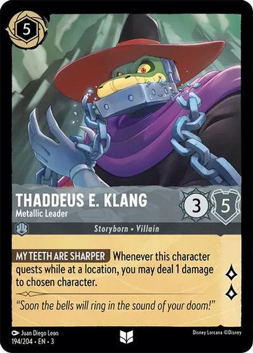Thaddeus E. Klang - Metallic Leader (Non - foil) - Con T de Tlacuache - Ravensburger