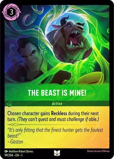 The Beast is Mine! ( Cold Foil ) - Con T de Tlacuache - Ravensburger