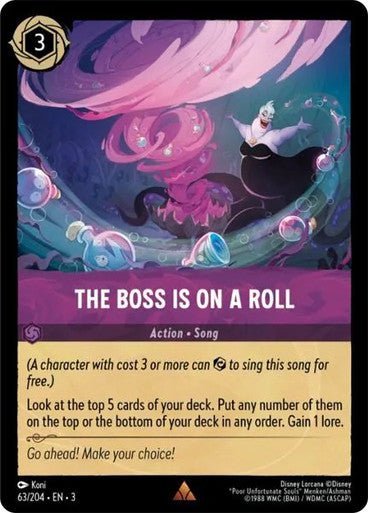 The Boss Is on a Roll (Non - foil) - Con T de Tlacuache - Ravensburger
