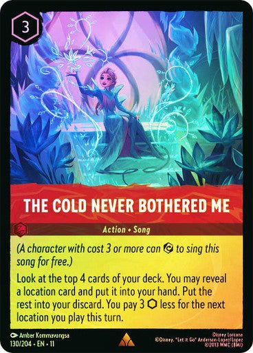 The Cold Never Bothered Me (Cold Foil) | Ravensburger - Con T de Tlacuache - Ravensburger