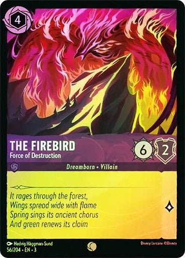 The Firebird - Force of Destruction (Cold Foil) - Con T de Tlacuache - Ravensburger