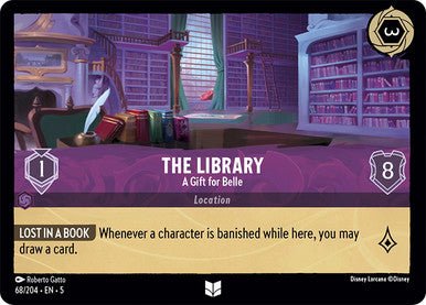 The Library - A Gift for Belle (Non - foil ) - Con T de Tlacuache - Ravensburger