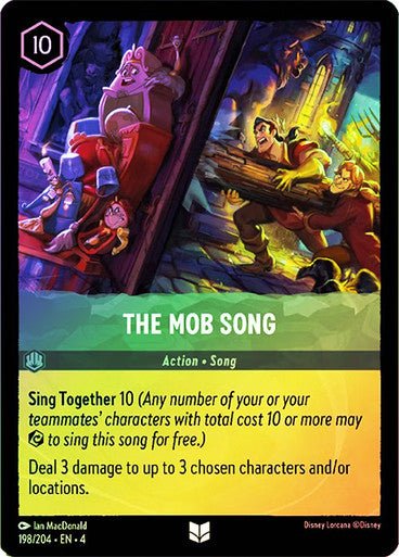 The Mob Song ( Cold Foil ) | Ravesburger - Con T de Tlacuache - Ravensburger