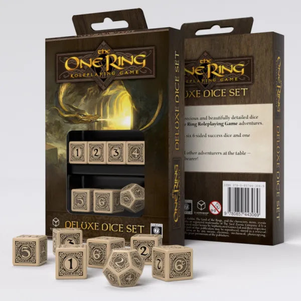 The One Ring RPG Deluxe Dice Set | Q Workshop Juego de Mesa