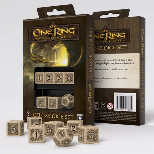 The One Ring RPG Deluxe Dice Set | Q Workshop - Con T de Tlacuache - Q Workshop