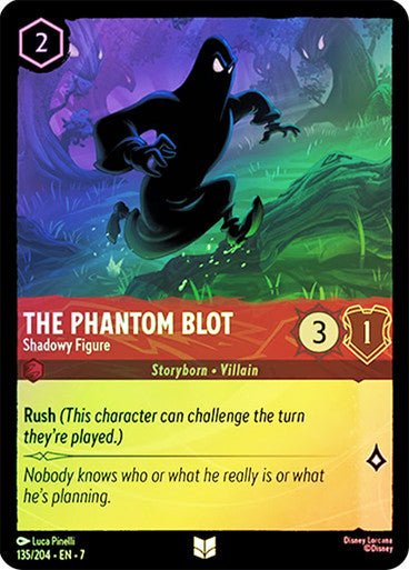 The Phantom Blot - Shadowy Figure (Cold Foil) - Con T de Tlacuache - Ravensburger