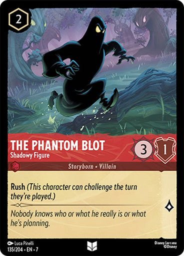 The Phantom Blot - Shadowy Figure (Non - foil) - Con T de Tlacuache - Ravensburger