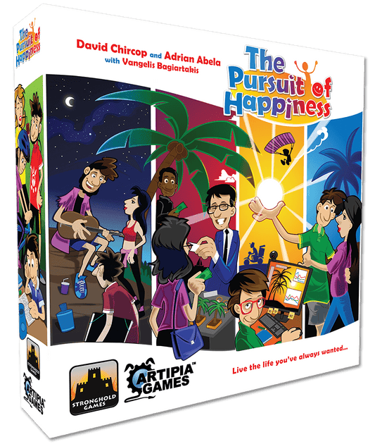 The Pursuit of Happiness | Artipia Games - Con T de Tlacuache - KickStarter