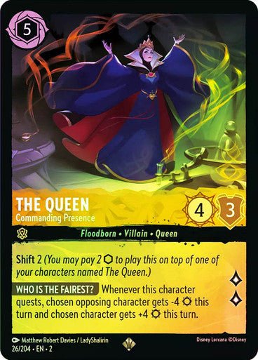 The Queen - Commanding Presence (Cold Foil) - Con T de Tlacuache - Ravensburger
