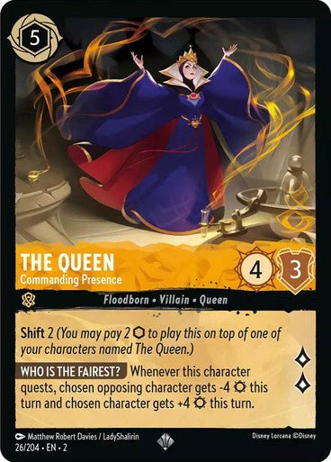 The Queen - Commanding Presence (Non - foil) - Con T de Tlacuache - Ravensburger