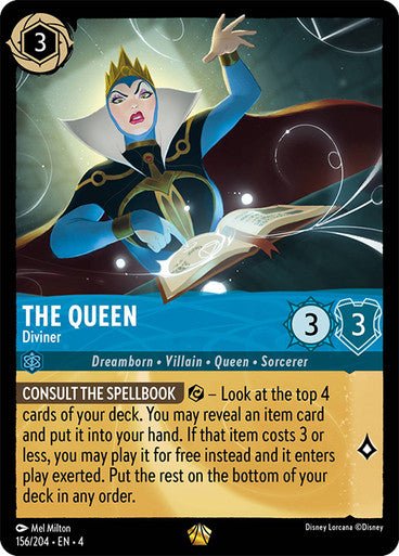 The Queen - Diviner ( Non - foil ) | Ravesburger - Con T de Tlacuache - Ravensburger