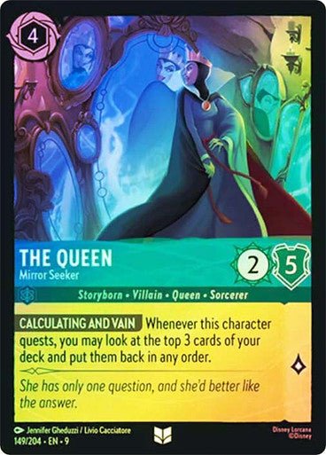 The Queen - Mirror Seeker (Cold Foil) - Con T de Tlacuache - Ravensburger