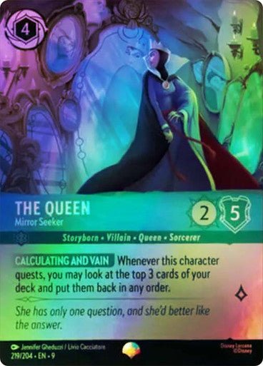 The Queen - Mirror Seeker (Rainbow Foil) - Con T de Tlacuache - Ravensburger