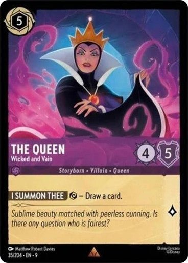The Queen - Wicked and Vain (Non - foil) - Con T de Tlacuache - Ravensburger