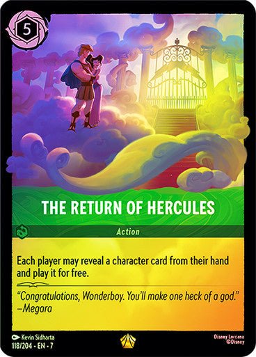 The Return Of Hercules (Cold Foil) - Con T de Tlacuache - Ravensburger