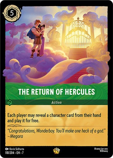 The Return Of Hercules (Non - foil) - Con T de Tlacuache - Ravensburger
