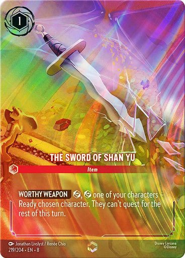 The Sword of Shan Yu (Inkwash Foil) - Con T de Tlacuache - Ravensburger