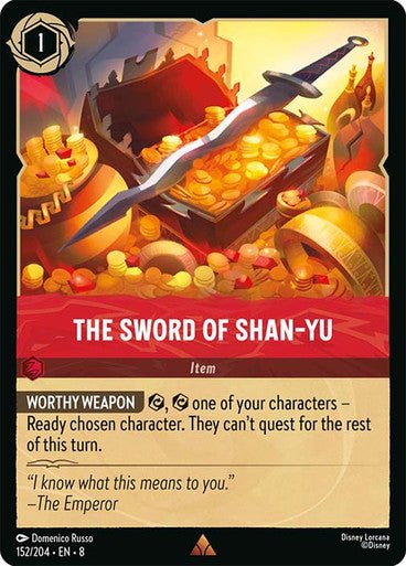 The Sword of Shan Yu (Non - foil) - Con T de Tlacuache - Ravensburger