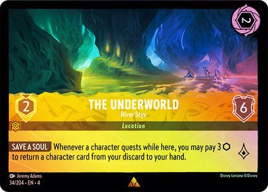 The Underworld - River Styx ( Cold Foil ) | Ravesburger - Con T de Tlacuache - Ravensburger