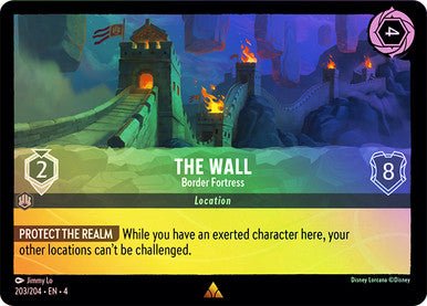 The Wall - Border Fortress ( Cold Foil ) | Ravesburger - Con T de Tlacuache - Ravensburger