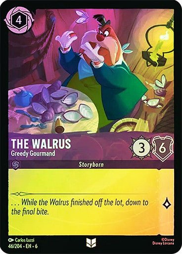 The Walrus - Greedy Gourmand ( Cold Foil ) - Con T de Tlacuache - Ravensburger