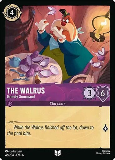 The Walrus - Greedy Gourmand ( Non - foil ) - Con T de Tlacuache - Ravensburger