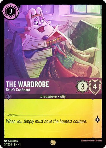 The Wardrobe - Belle's Confidant ( Cold Foil ) - Con T de Tlacuache - Ravensburger