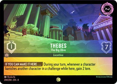Thebes - The Big Olive ( Cold Foil ) | Ravesburger - Con T de Tlacuache - Ravensburger