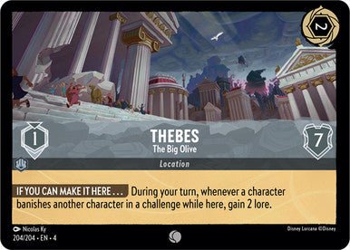 Thebes - The Big Olive ( Non - foil ) | Ravesburger - Con T de Tlacuache - Ravensburger