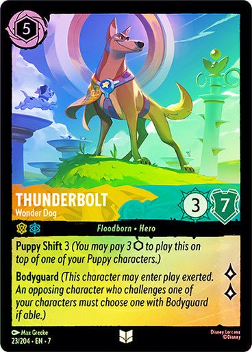 Thunderbolt - Wonder Dog (Cold Foil) - Con T de Tlacuache - Ravensburger