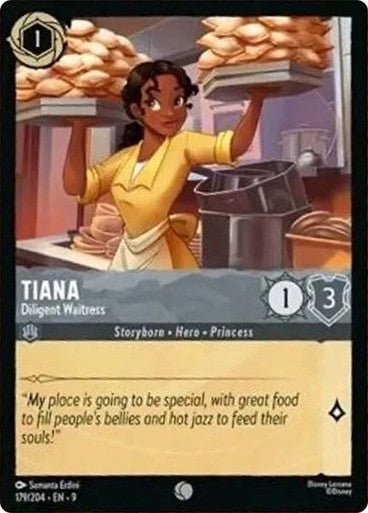 Tiana - Diligent Waitress (Non - foil) - Con T de Tlacuache - Ravensburger