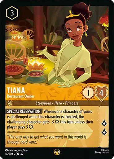 Tiana - Restaurant Owner ( Non - foil ) - Con T de Tlacuache - Ravensburger