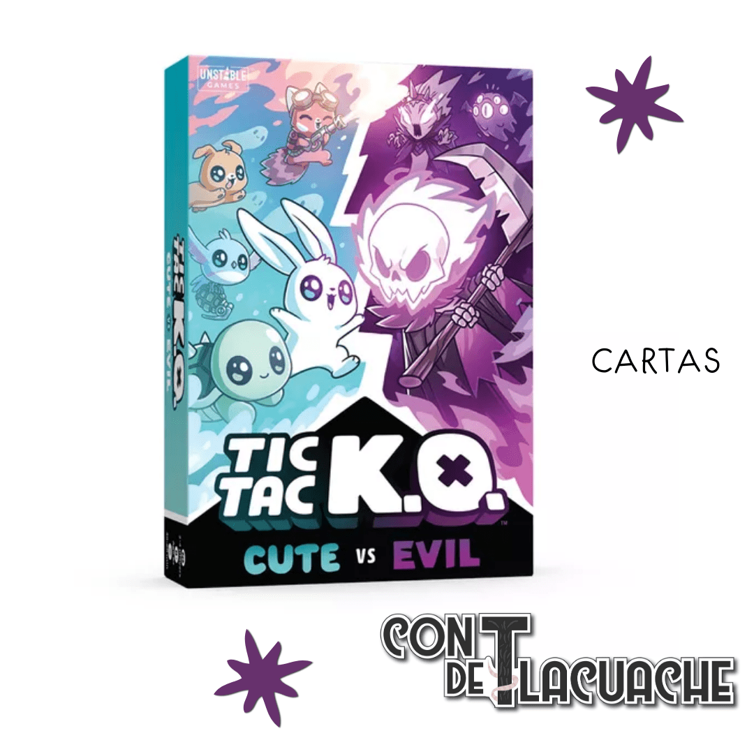 Tic Tac KO Cute vs Evil | TeeTurtle - Con T de Tlacuache - TeeTurtle