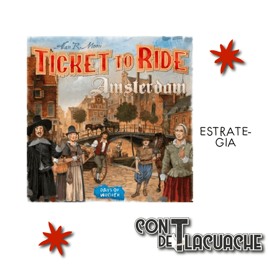Ticket To Ride Amsterdam | Days of Wonder - Con T de Tlacuache - Days of Wonder