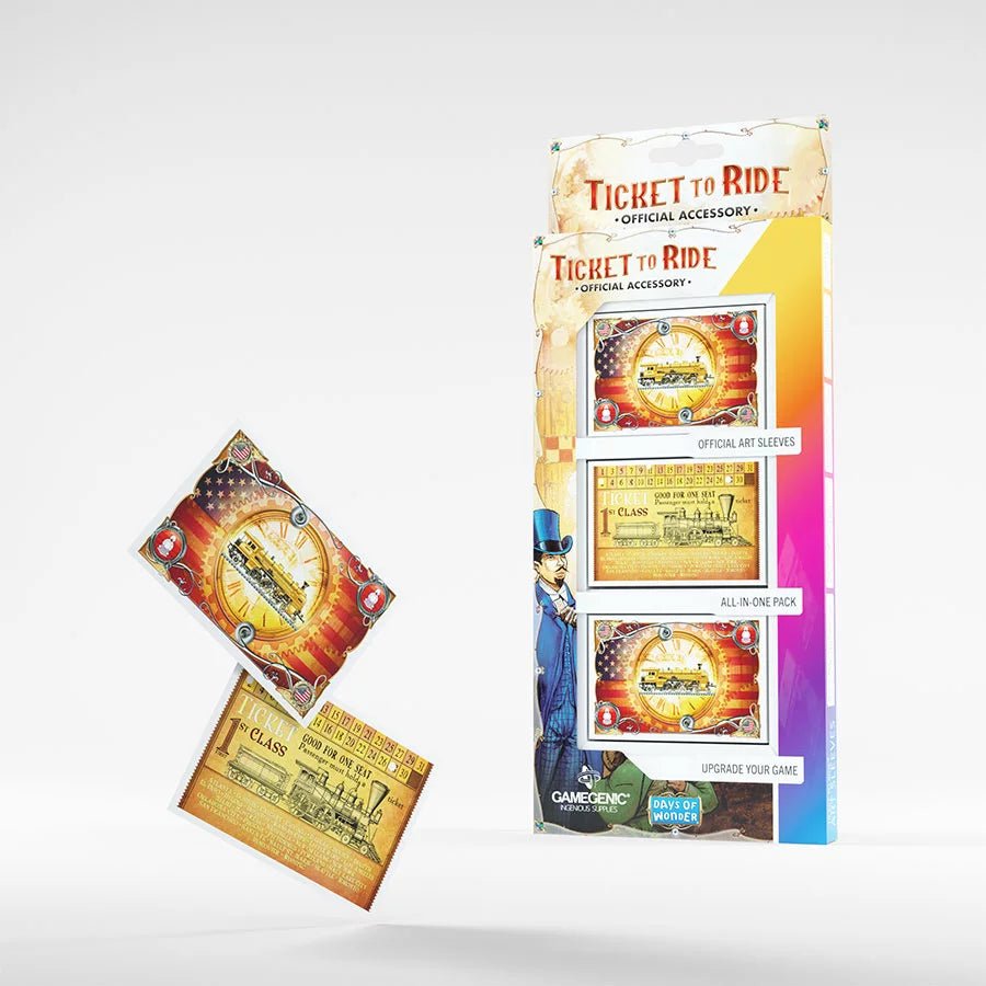 Ticket to Ride Art Sleeves | Gamegenic - Con T de Tlacuache - Gamegenic