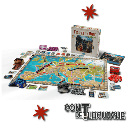Ticket to Ride Europe (15th Anniversary Edition) | Days of Wonder - Con T de Tlacuache - Days of Wonder