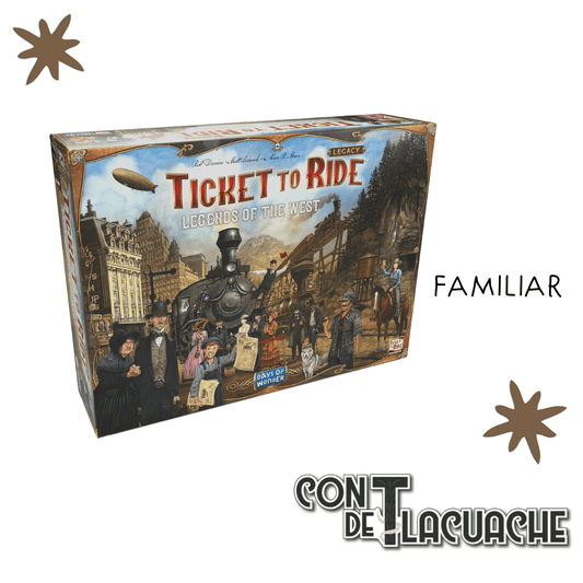 Ticket to Ride Legacy: Legends of the West | Days of Wonder - Con T de Tlacuache - Days of Wonder