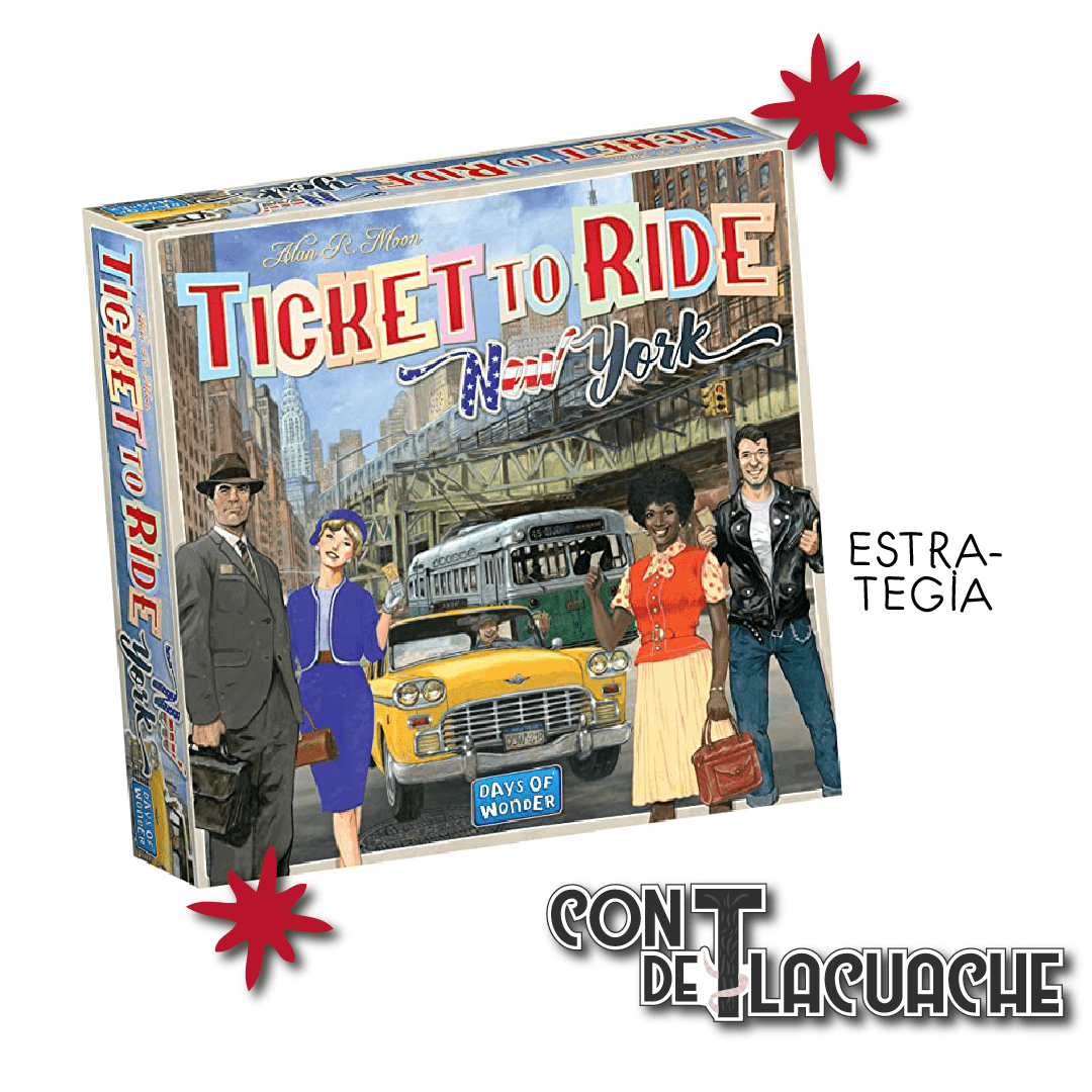 Ticket To Ride New York | Days of Wonder - Con T de Tlacuache - Days of Wonder