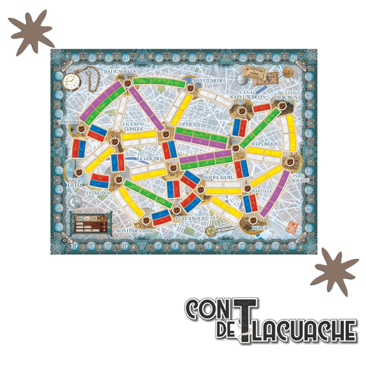 Ticket To Ride Paris - Con T de Tlacuache - Con T de Tlacuache